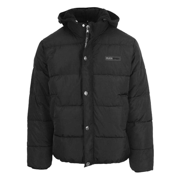 Plein Sport Herr Logotyp Vadderad Jacka