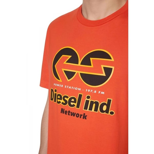 Diesel Unisex Adult Power Station Logo T-Shirt