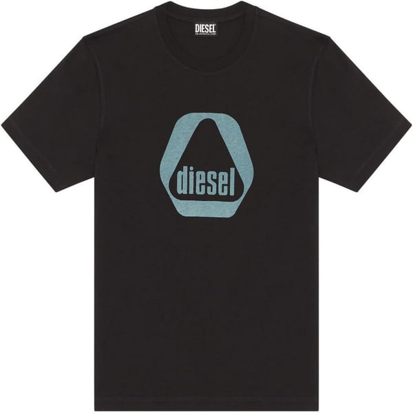 Diesel Miesten Kolmio Logo T-paita