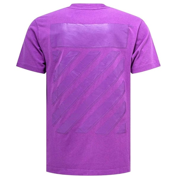 Off-White Mens Diagram Cotton Slim T-Shirt