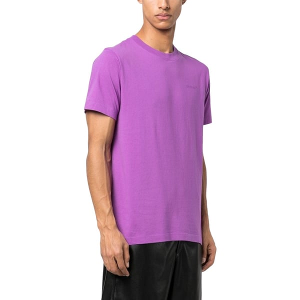 Off-White Mens Diagram Cotton Slim T-Shirt