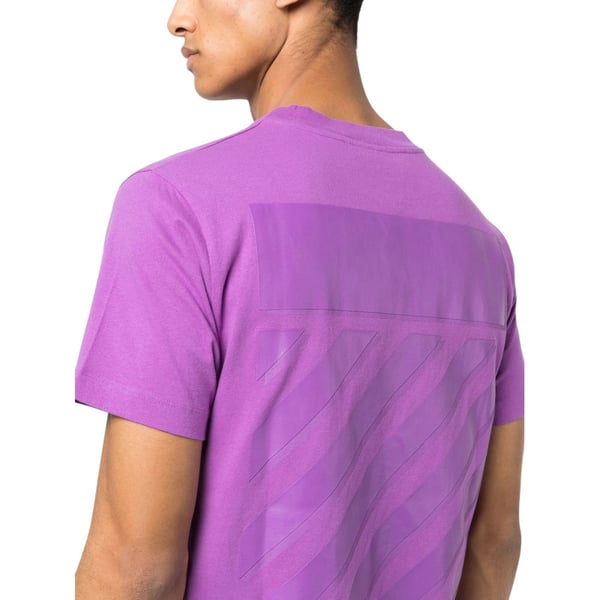 Off-White Mens Diagram Cotton Slim T-Shirt