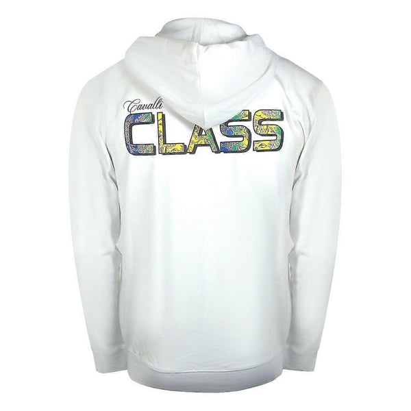 Cavalli Class Mens Floral Full Zip Hoodie