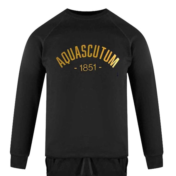 Aquascutum Mens Old School Crew Neck Tracksuit