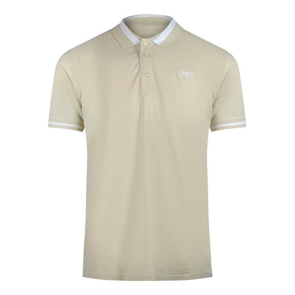 Cavalli Class Unisex Adult Contrast Collar Polo Shirt