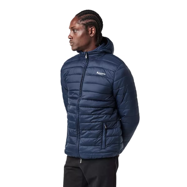 Aquascutum Mens London Quilted Logo Jacket