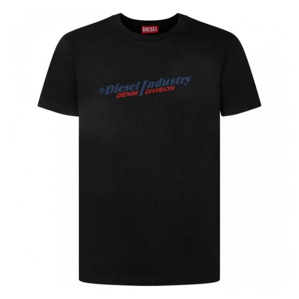 Diesel Unisex Vuxen Industry Denim Division Logotyp T-shirt