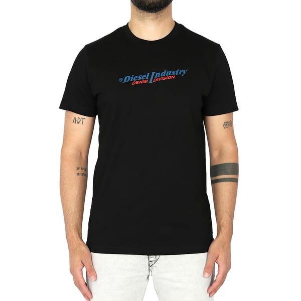 Diesel Unisex Adult Industry Denim Division Logo T-Shirt