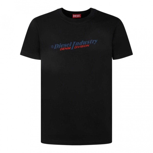 Diesel Unisex Vuxen Industry Denim Division Logotyp T-shirt