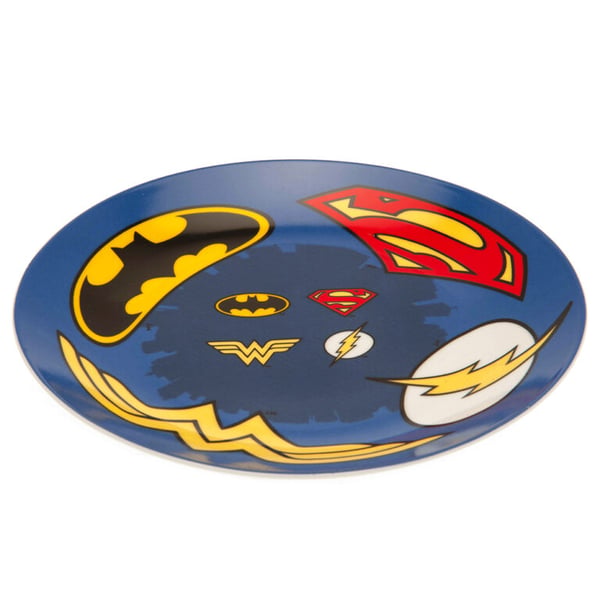 DC Comics Logo krus og tallerken sæt