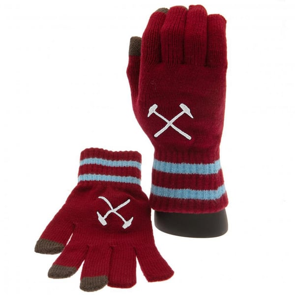 West Ham United FC Barn/Kids Stickade Crest Touch Handskar