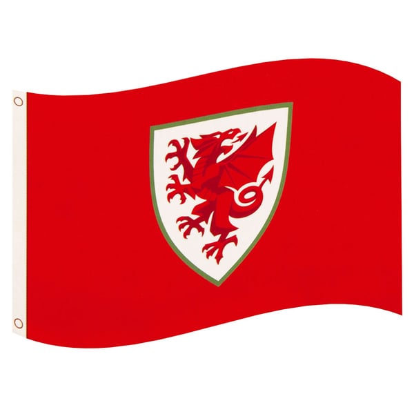 FA Wales Crest-flag