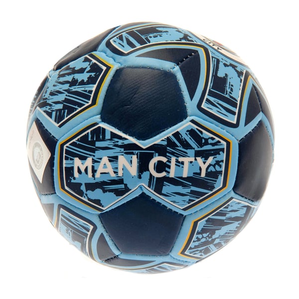 Manchester City FC Crest Soft Mini fodbold