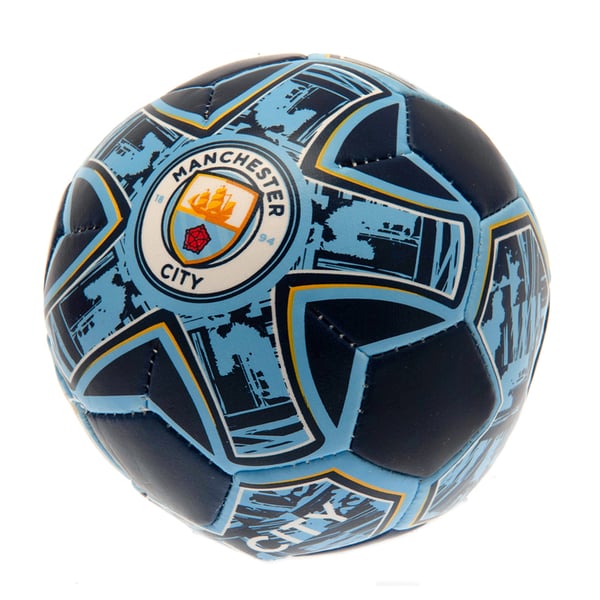 Manchester City FC Crest Soft Mini fodbold