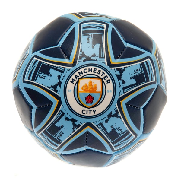 Manchester City FC Crest Mjuk Minifotboll