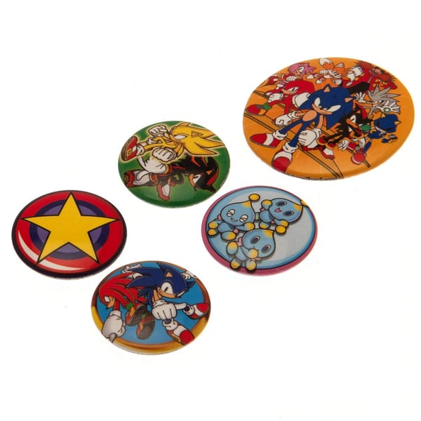 Sonic The Hedgehog Badge Set (Pack of 5)