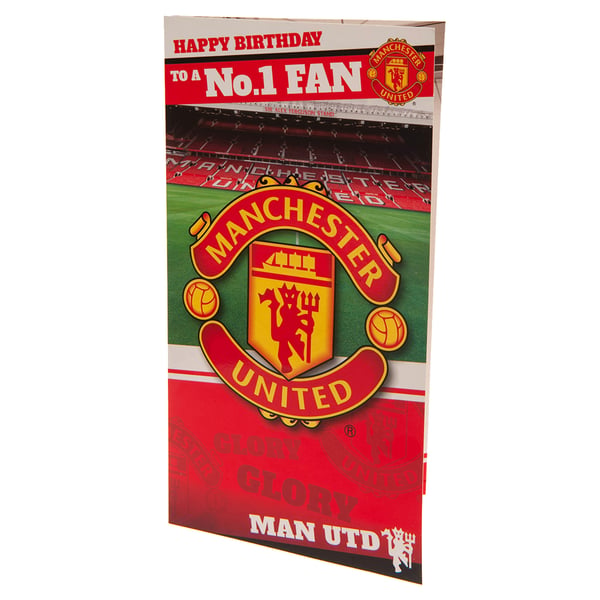 Manchester United FC No 1 Fan Birthday Card