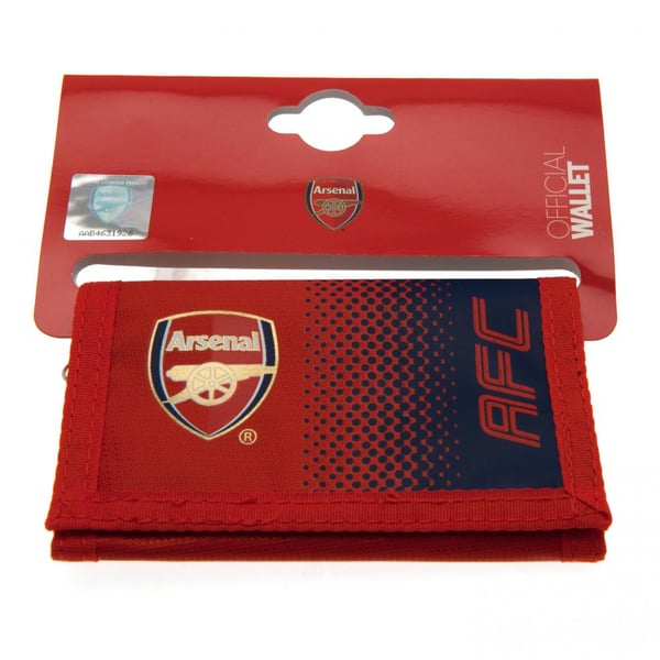Arsenal FC Touch Fastening Fade Design Nylon Wallet
