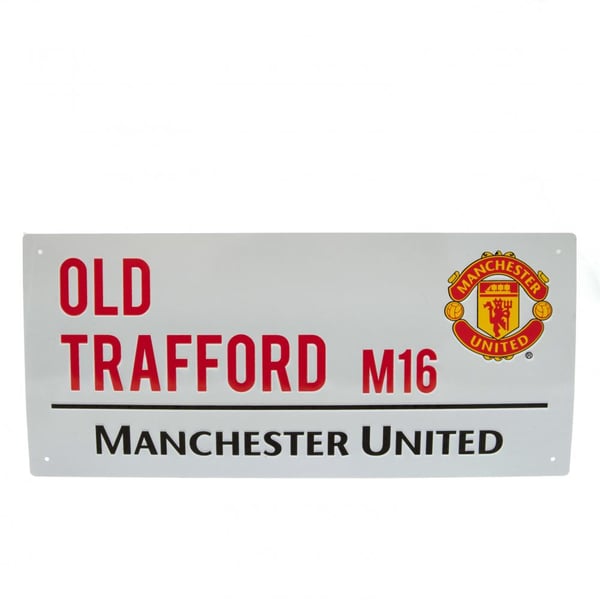 Manchester United FC Official Street Sign