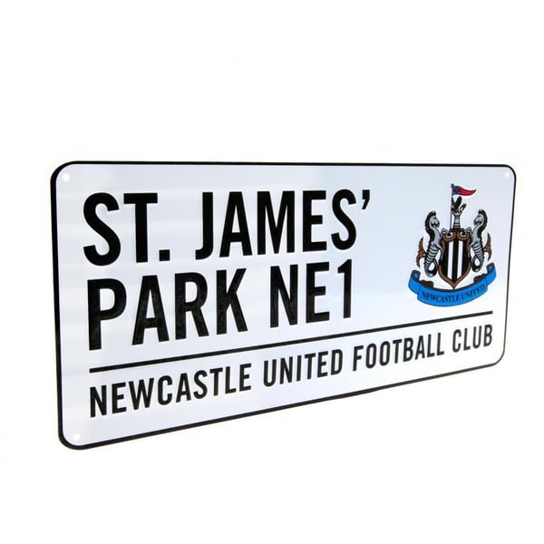 Newcastle United FC Official Street Sign