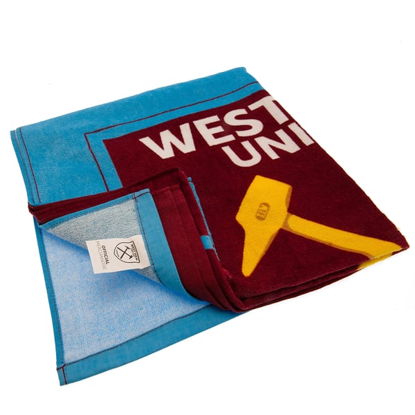 West Ham United FC Crest Beach Towel