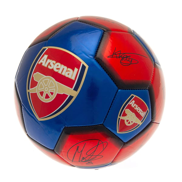 Arsenal FC Victory Through Harmony Signaturfotboll