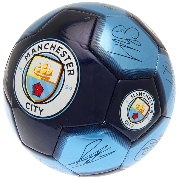 Manchester City FC:n nimikirjoitusjalkapallo