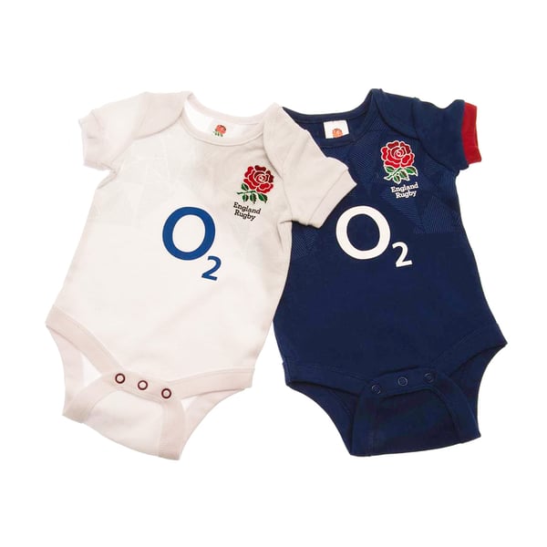 England RFU Baby 2023-2024 Bodysuit (Pack of 2)