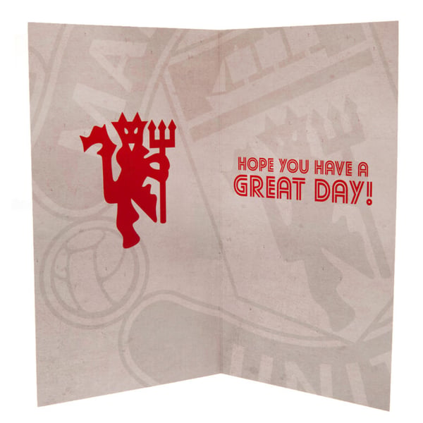 Manchester United FC Retro Birthday Card