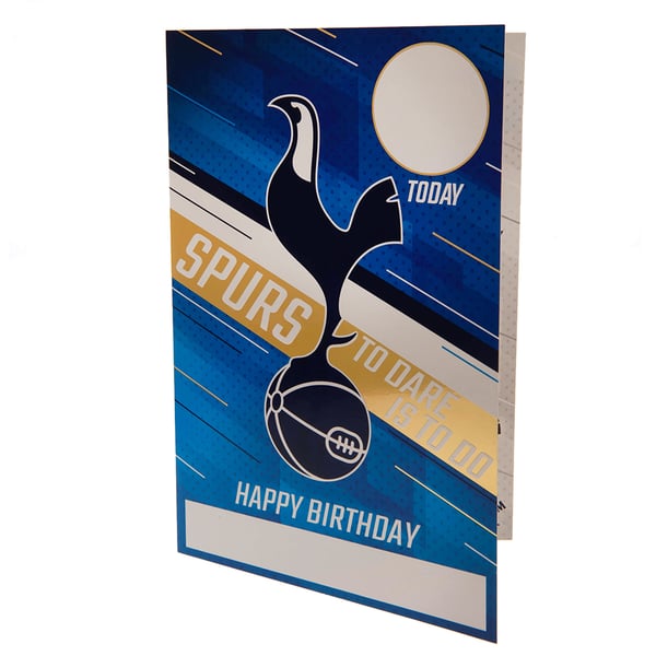 Tottenham Hotspur FC syntymäpäiväkortti tarroilla