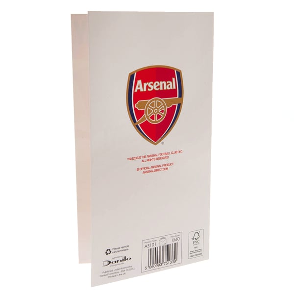 Arsenal FC Retro Birthday Card