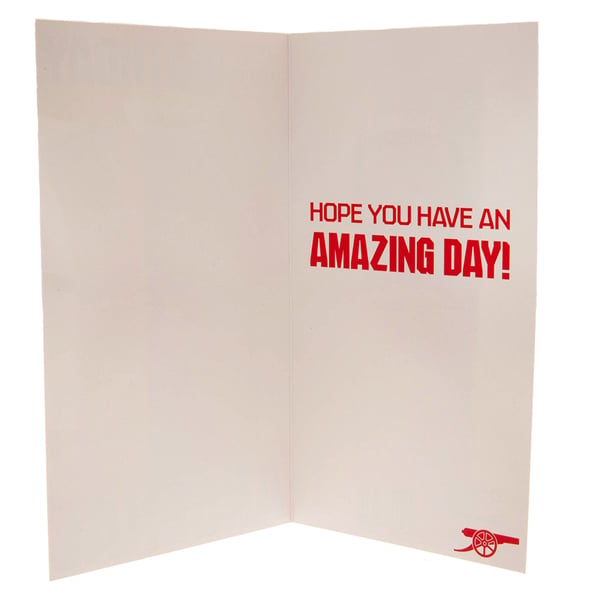 Arsenal FC Retro Birthday Card