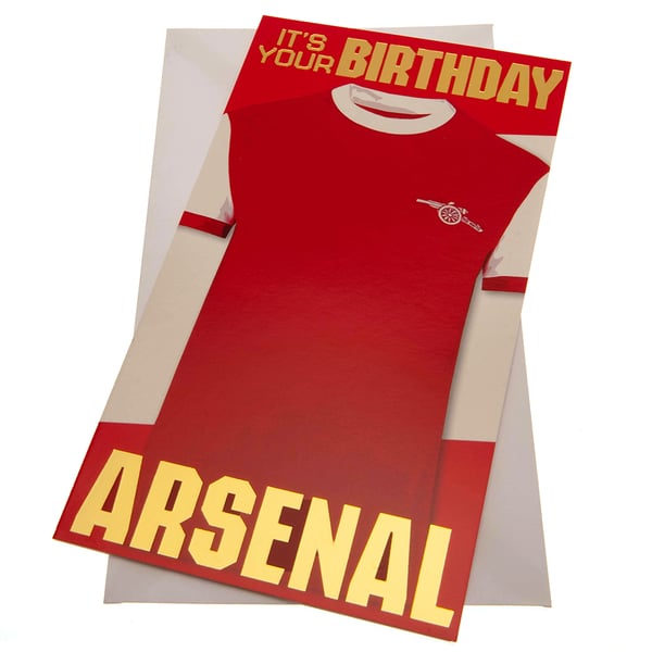 Arsenal FC Retro Birthday Card