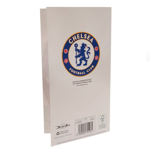 Chelsea FC Retro Birthday Card