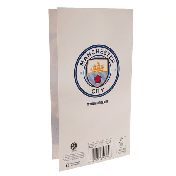 Manchester City FC Retro Födelsedagskort