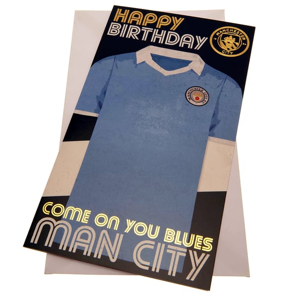 Manchester City FC Retro Födelsedagskort