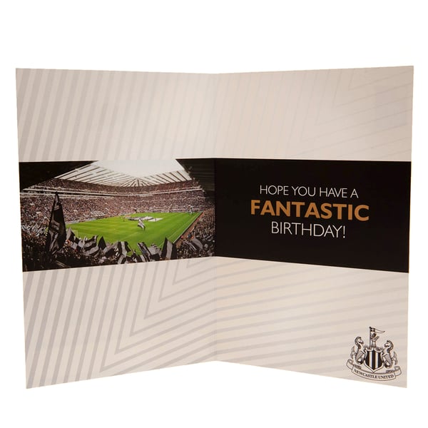 Newcastle United FC syntymäpäiväkortti tarroilla