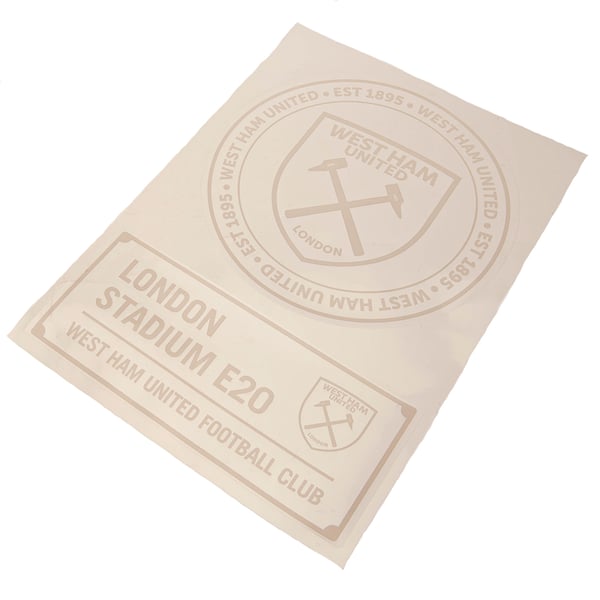West Ham United FC Car Decal (Pack of 2)