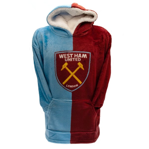 West Ham United FC Childrens/Kids Hoodie Blanket