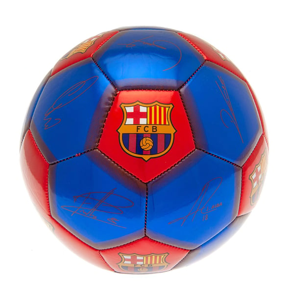 FC Barcelonan nimikirjoitusjalkapallo