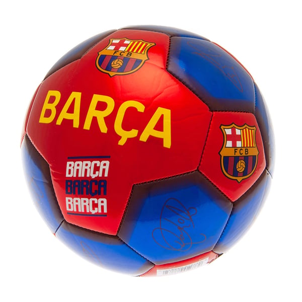 FC Barcelonan nimikirjoitusjalkapallo