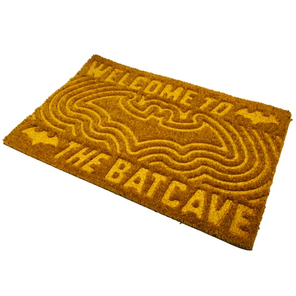 Batman Welcome To The Batcave Embossed Door Mat