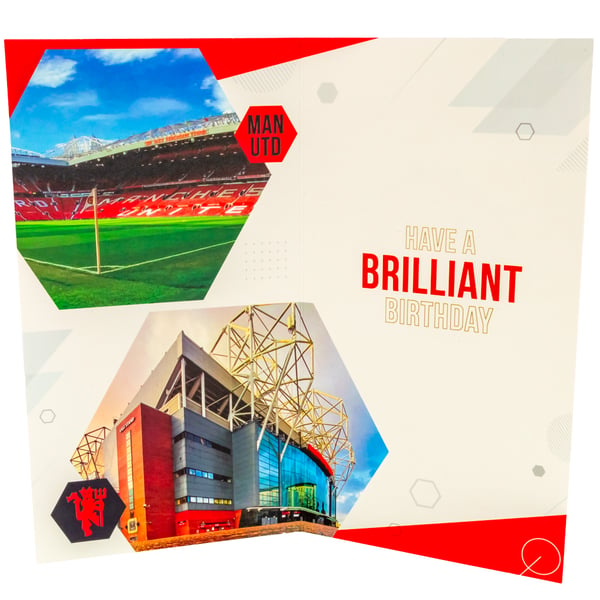 Manchester United FC Customisable Birthday Card
