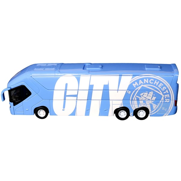 Manchester City FC Leksaksbuss i pressgjuten metall