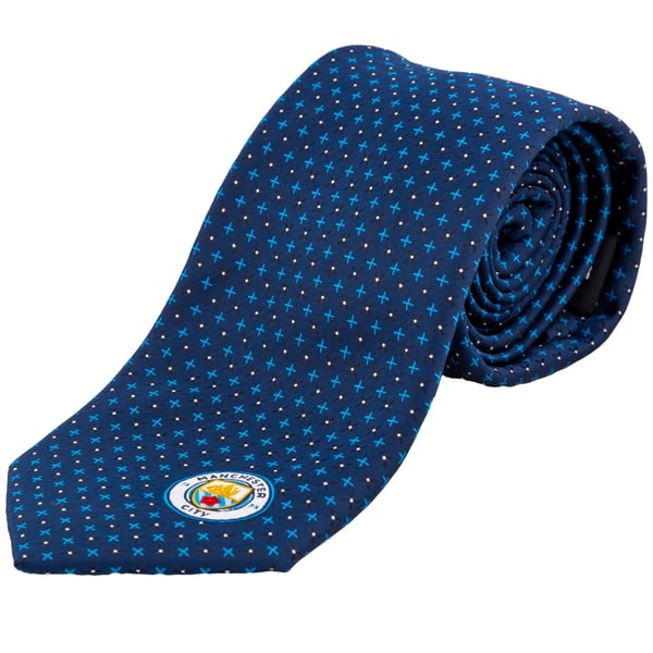 Manchester City FC Unisex Adult Crest Tie