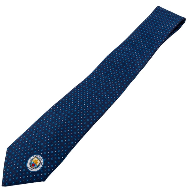 Manchester City FC Unisex Adult Crest Tie