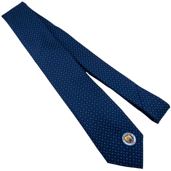 Manchester City FC Unisex Adult Crest Tie Manchester City FC Unisex Adult Crest Tie