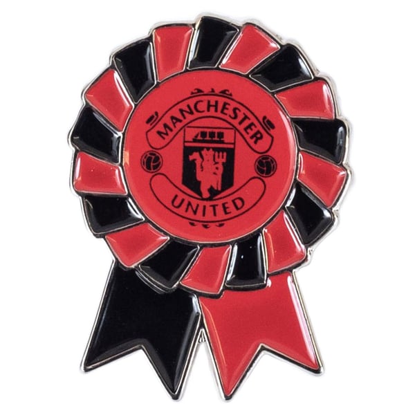 Manchester United FC metallinen ruusukemerkki