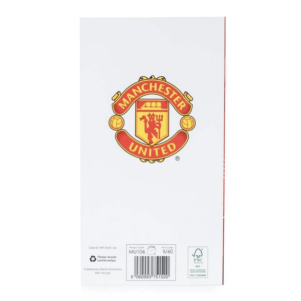 Manchester United FC Super Son Birthday Card