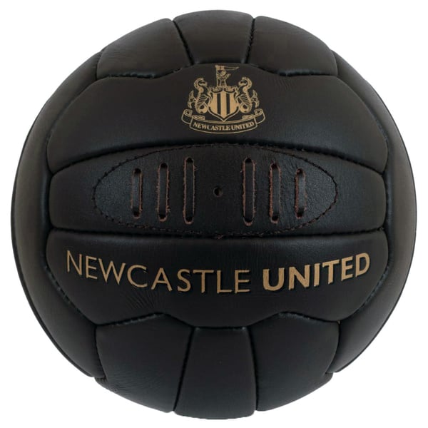 Newcastle United FC Heritage Retro Läderfotboll